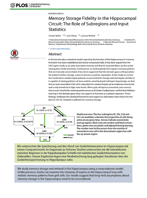 Computational Neuroscience 2015 